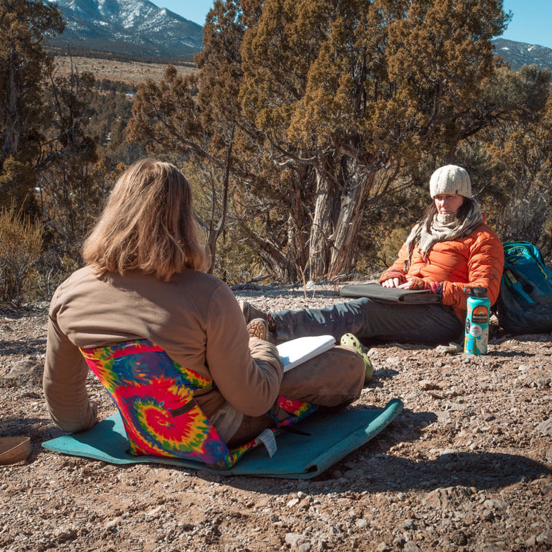 Wilderness Therapy Therapist healing a teen