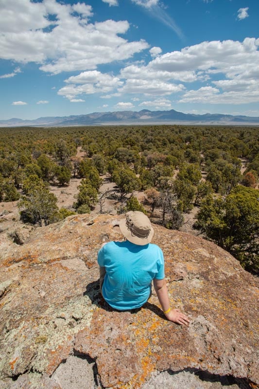 How to Support Teens in Crisis: Tips for Parents | A Student at RedCliff Ascent's Wilderness Program looks out over a wilderness scene